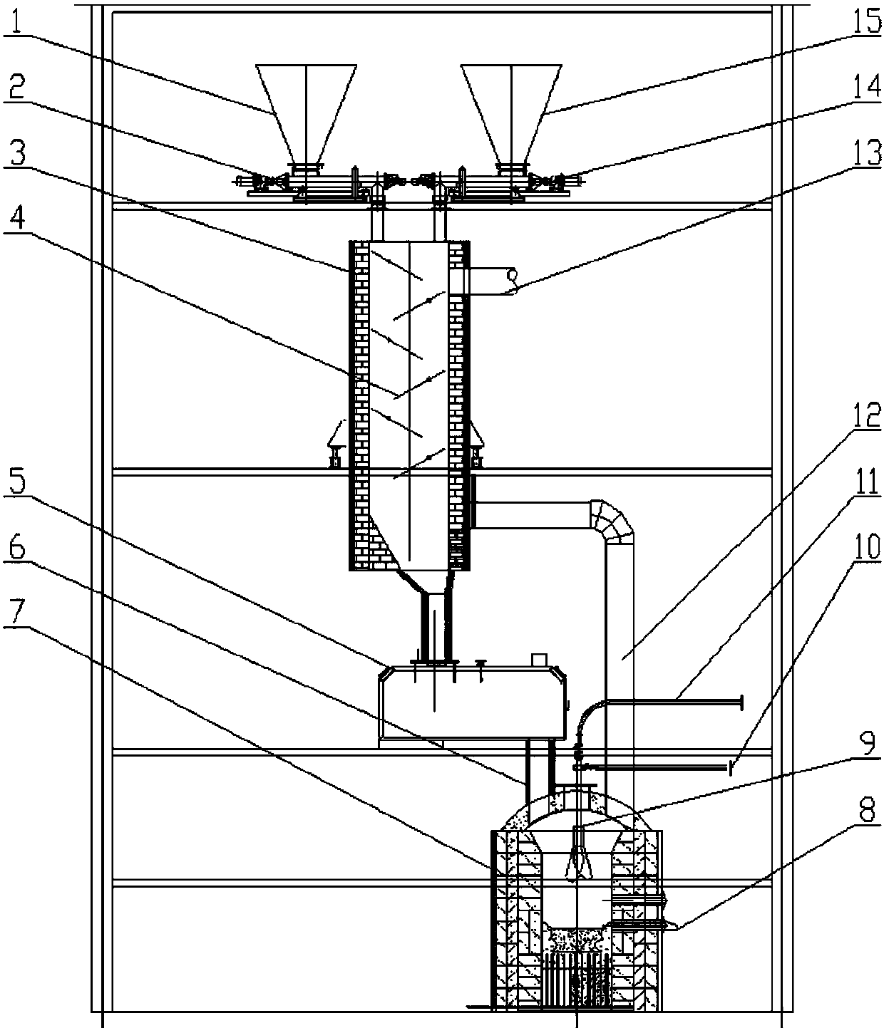 A system and method for producing calcium carbide by high-temperature pressure balls