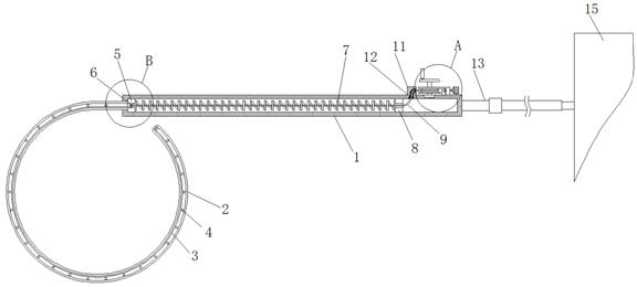 Intelligent citrus root fertilizing device