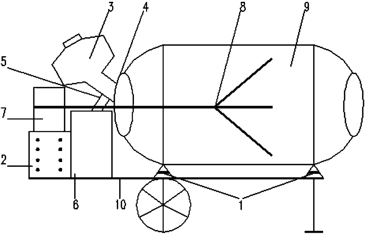 Full-automatic concrete stirring device and stirring method thereof