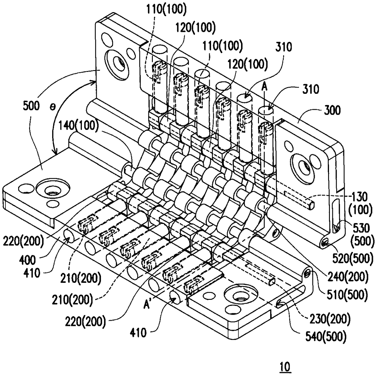 Hinge structure and electronic device