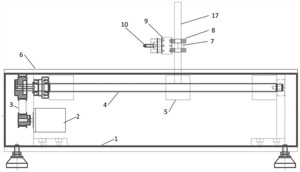 Friction experiment device with controllable environment temperature and humidity