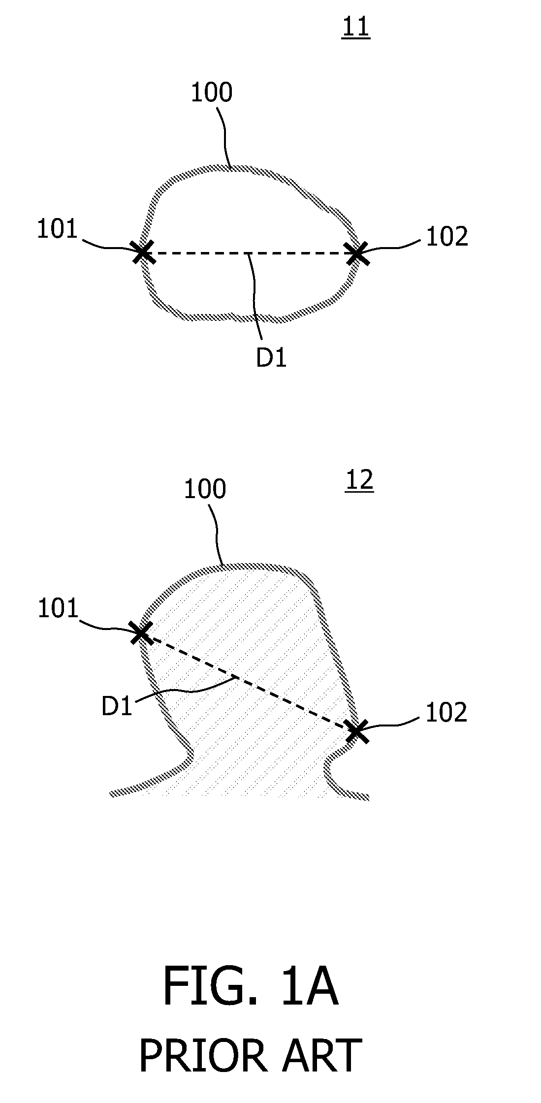 Caliper for measuring objects in an image