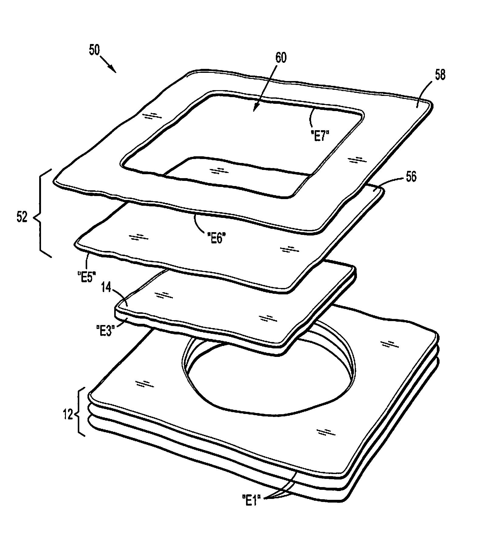 Wound dressing with advanced fluid handling
