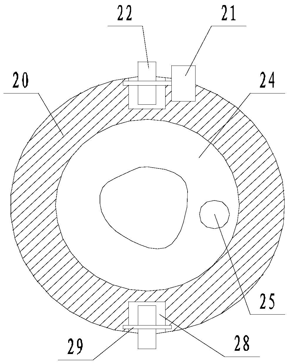 Drawing vacuum melting furnace capable of continuous molding and discharging