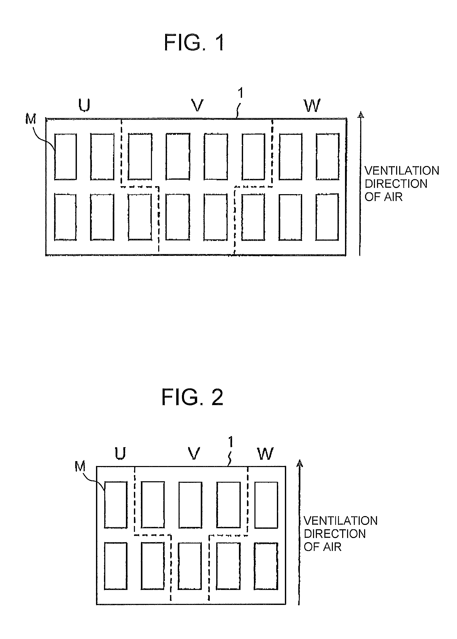 Stacked structure of power conversion apparatus
