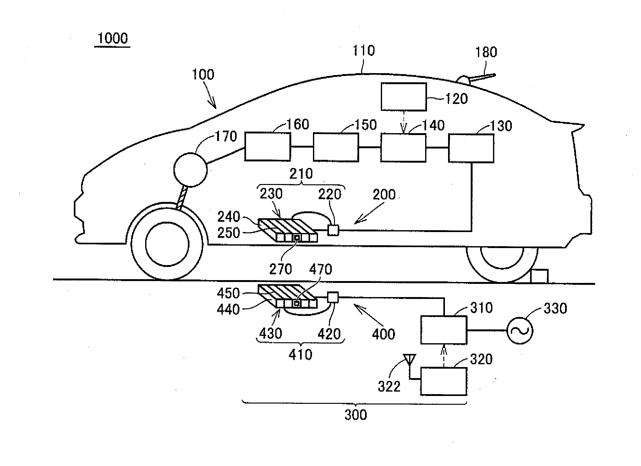 Power reception device, power transmission device and vehicle