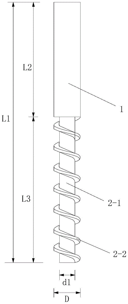Reverse screw spike pile and construction method thereof