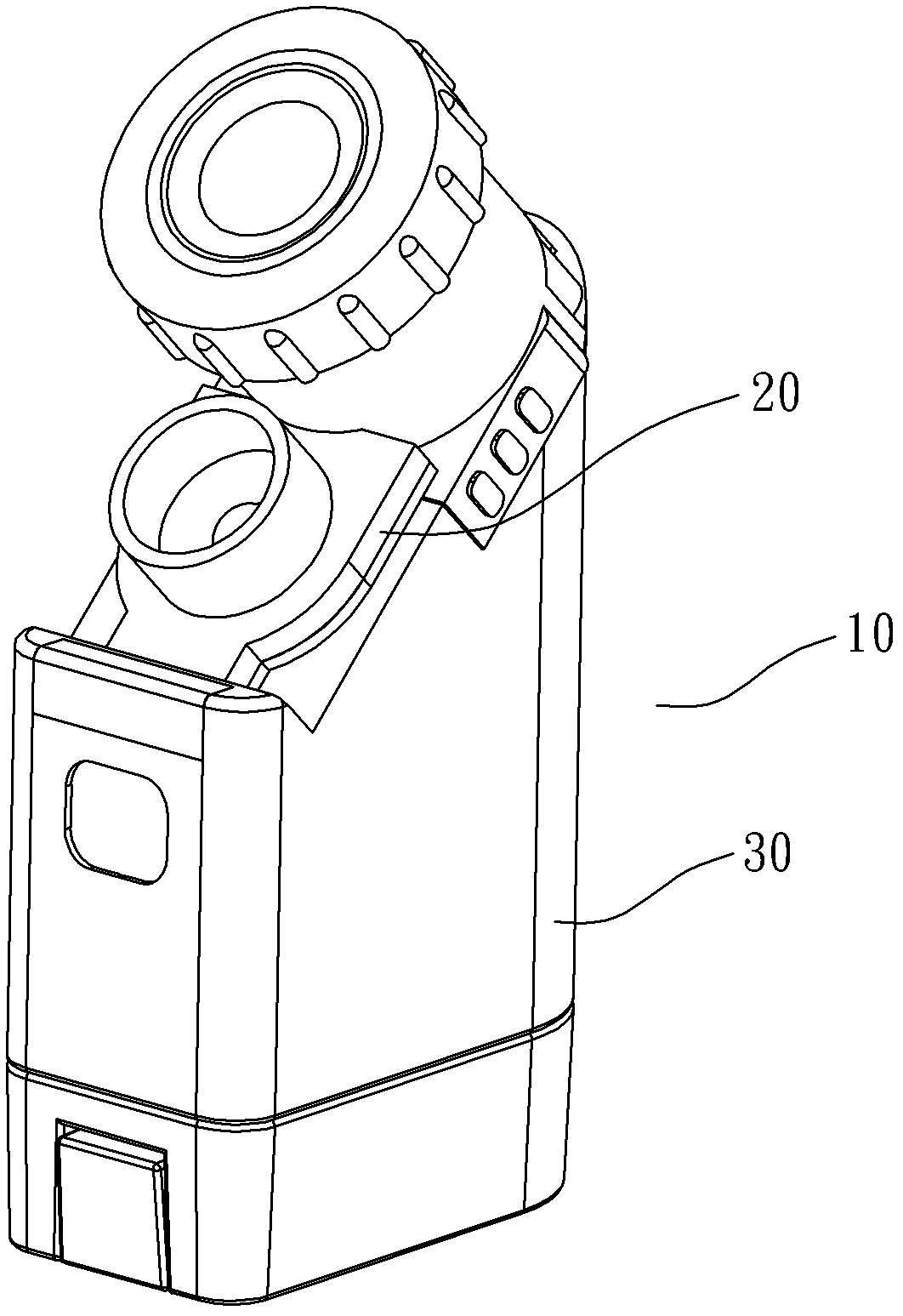 Adjusting method and structure for resonance frequency of demounting type spray head of atomizer