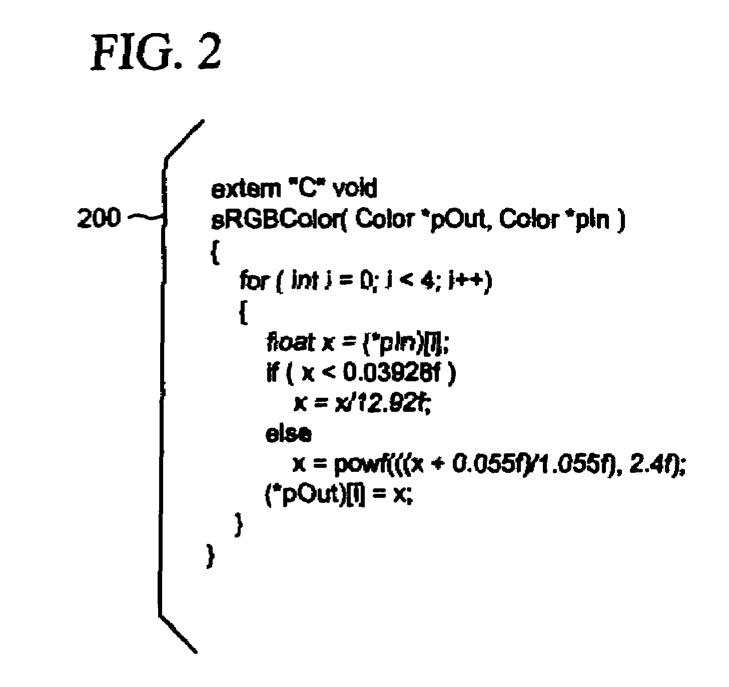 Efficient perceptual/physical color space conversion