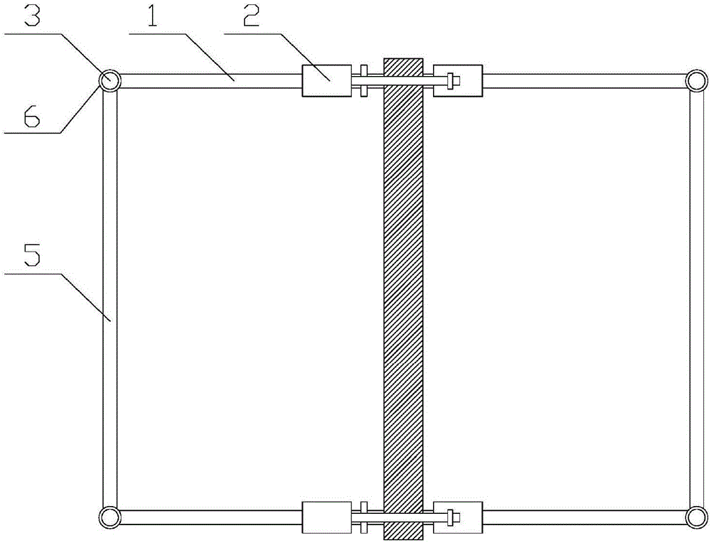 Viscous damping wall integrated supporting system and construction method