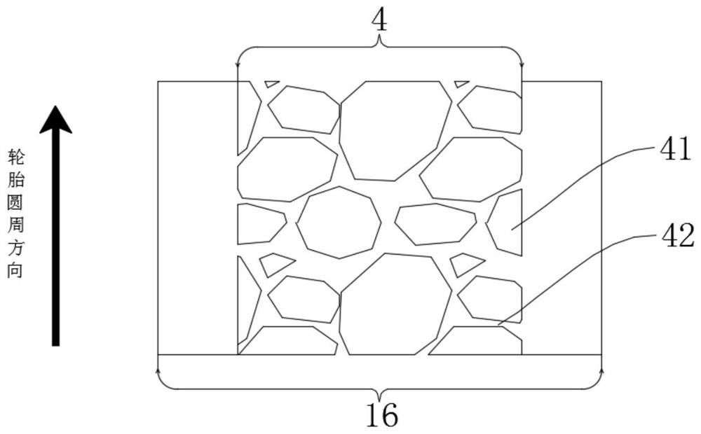 Silence structure tire