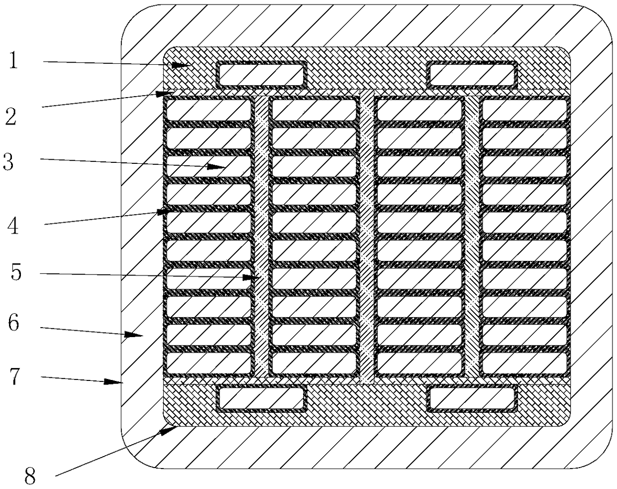 Manufacturing method of air-cooled hydrogenerator VPI (Vacuum Pressure Impregnating) stator coil bar