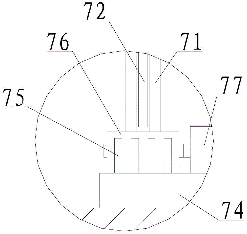 Automatic grinding and cutting device for engine rocker shaft rod materials