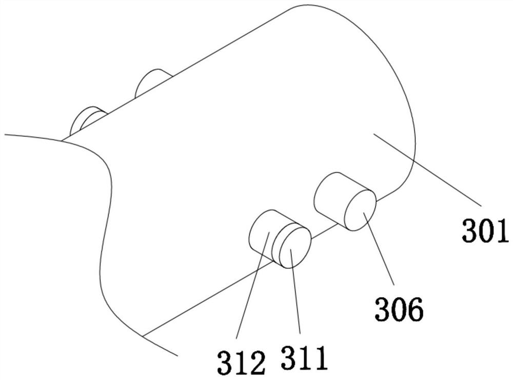 Electronic nasopharyngeal laryngoscope with two-section preamplifier