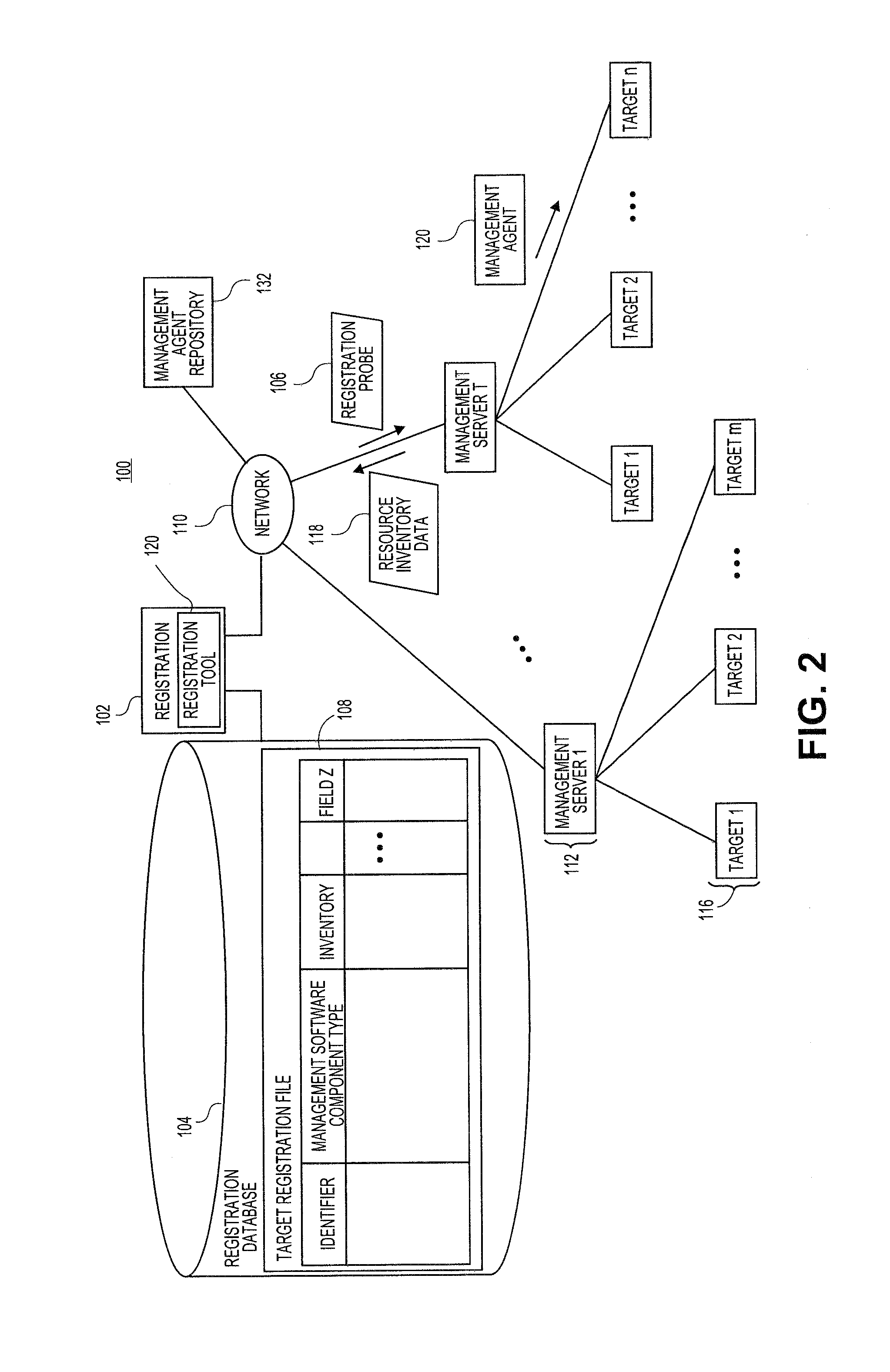 Systems and methods for registering software management component types in a managed network