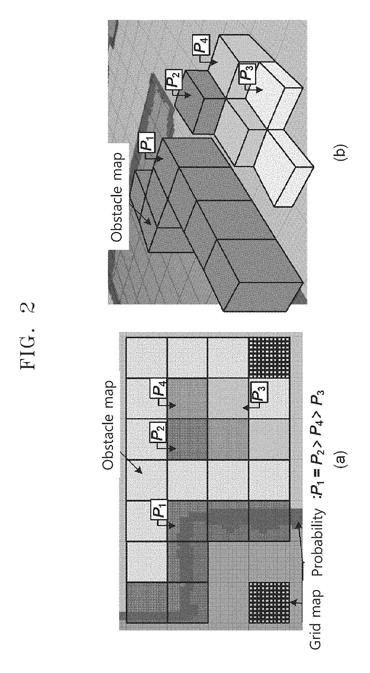 Method for controlling mobile robot based on bayesian network learning