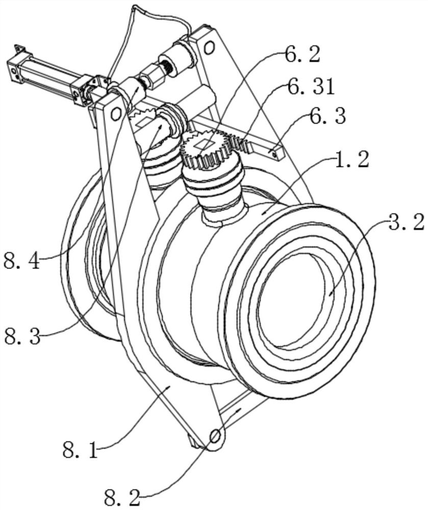 A double-connected single-seat hemispherical valve for LNG unloading arm