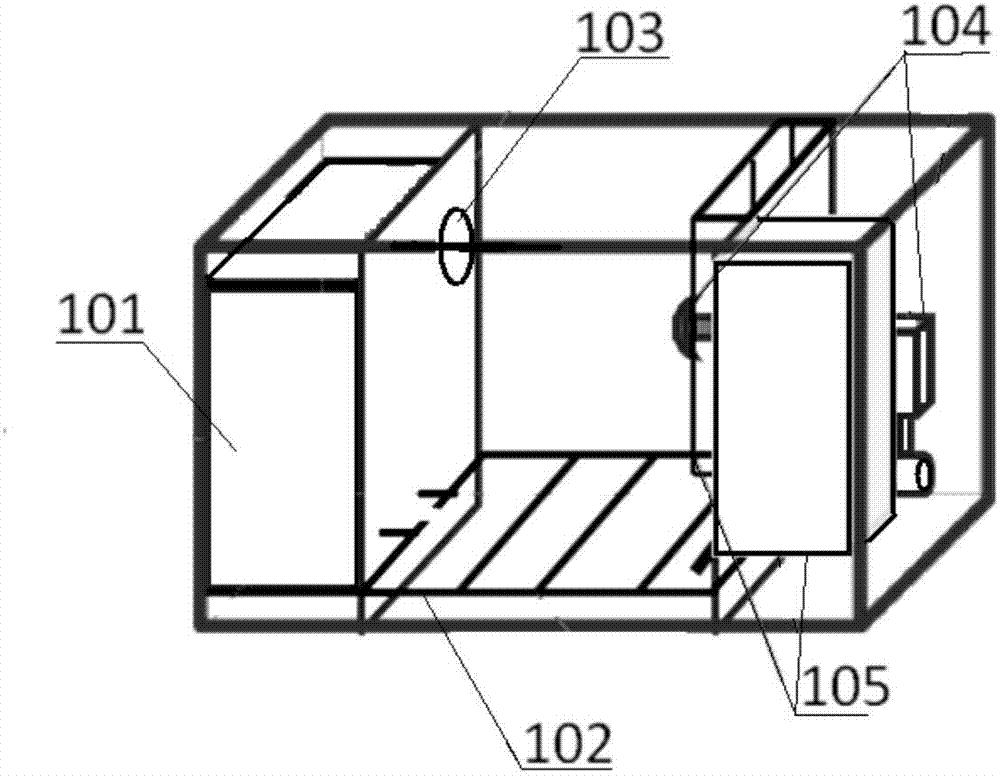 Experimental device for establishing anxious animal model