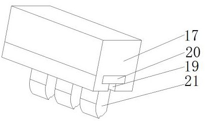 Automobile hinge plate machining die