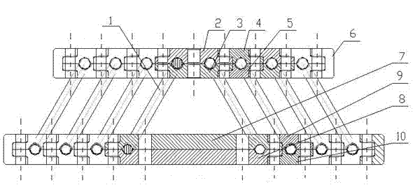 Combined type steel wire rope vibration isolator