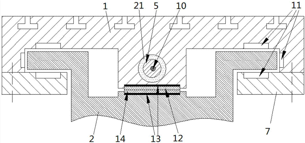 Liquid static pressure guide rail provided with magnetorheological damper