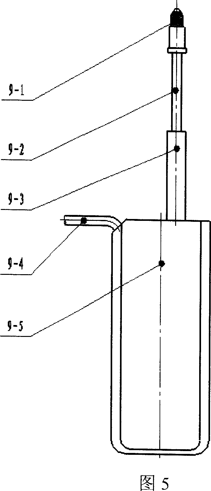 Three-point-linked variable spherical curvature measuring instrument and method therefor
