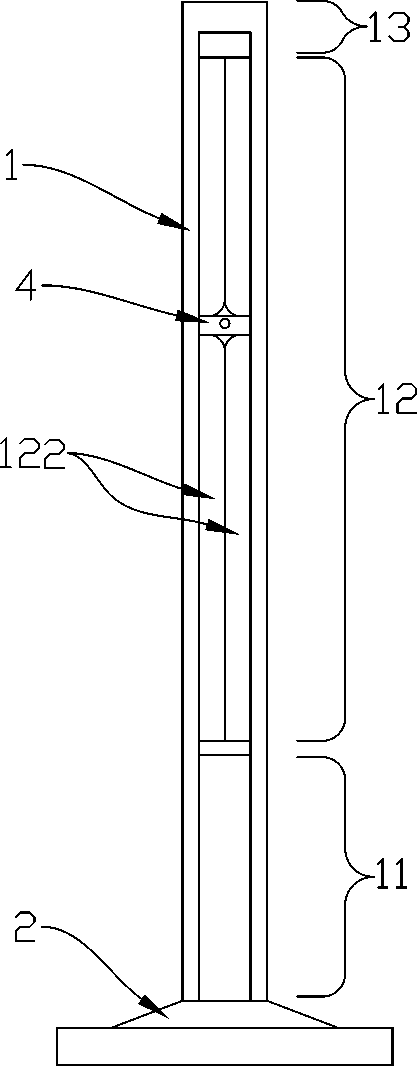 An outdoor antenna with snow removal function