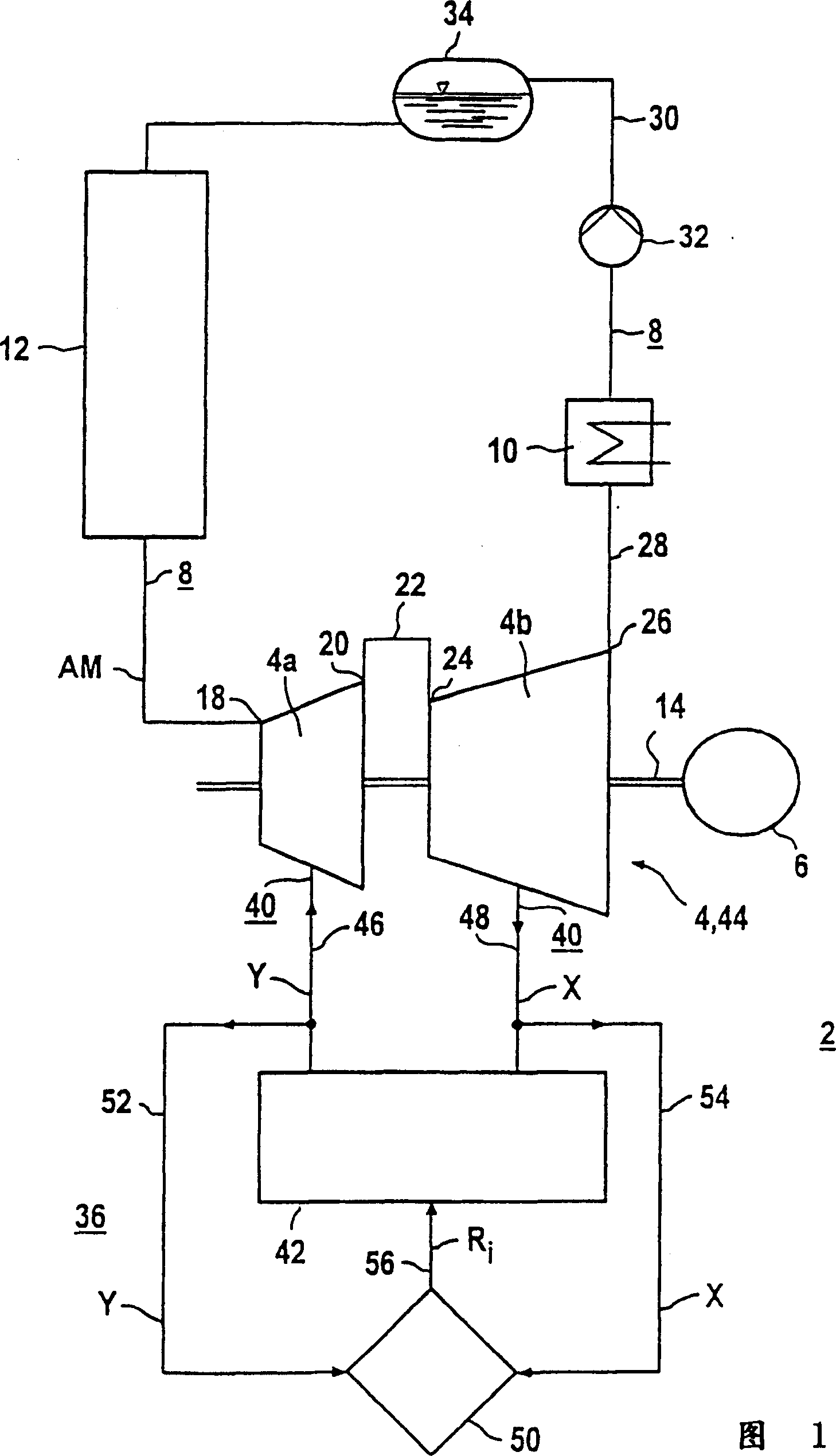 Method for operating a control system and device for carrying out said method