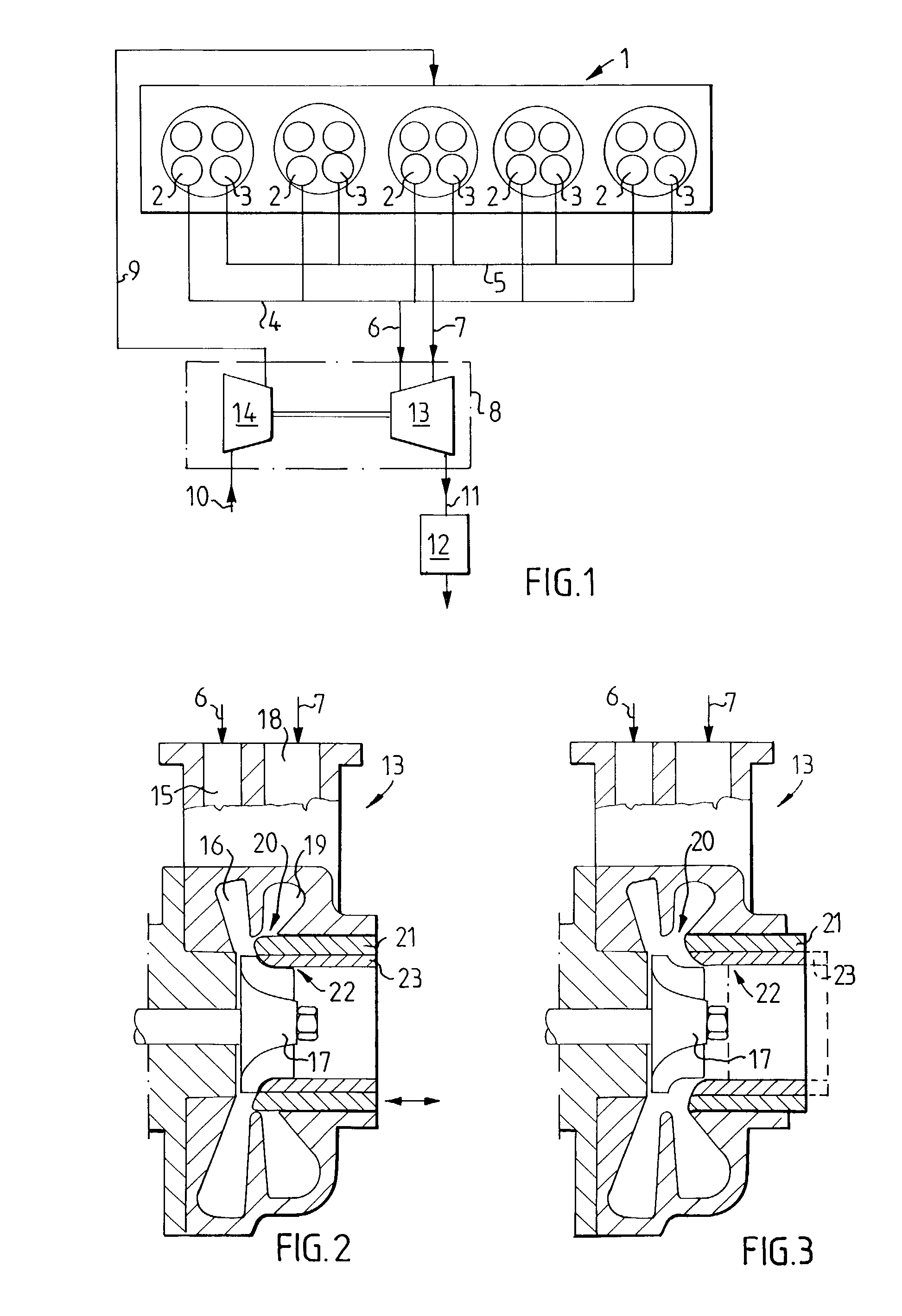 Method for driving an internal-combustion engine and an internal-combustion engine