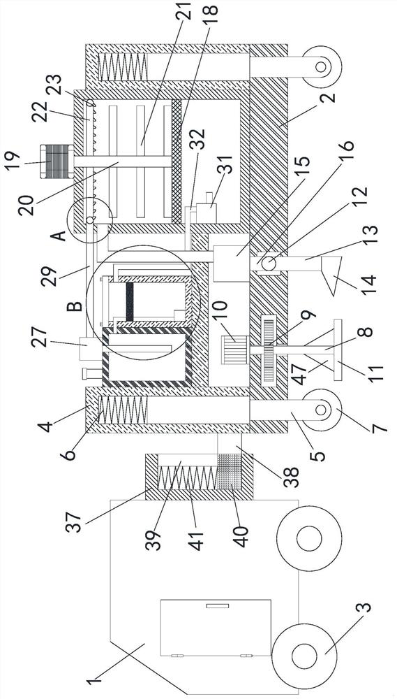 Hydraulic engineering sludge cleaning vehicle with classification function