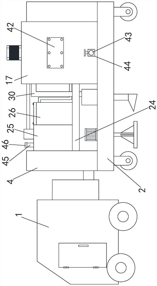 Hydraulic engineering sludge cleaning vehicle with classification function