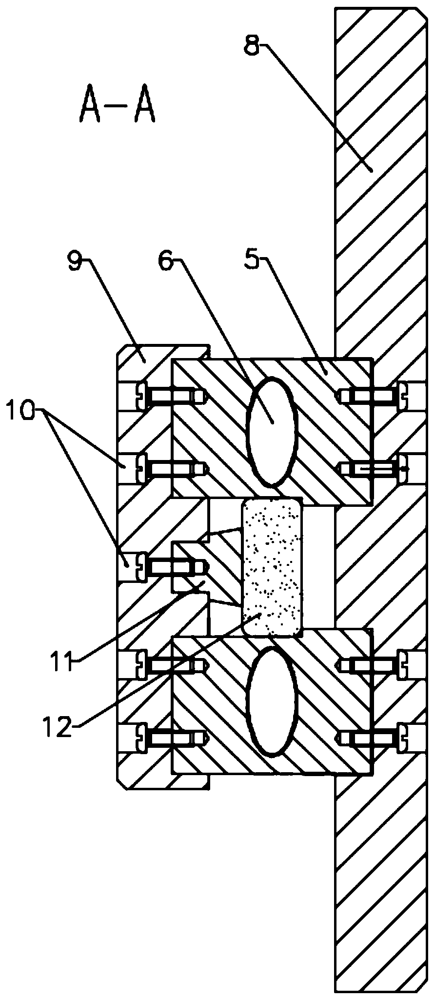 Positioning tool and method for positioning pipe fittings in sand mold casting cooling plate through positioning tool