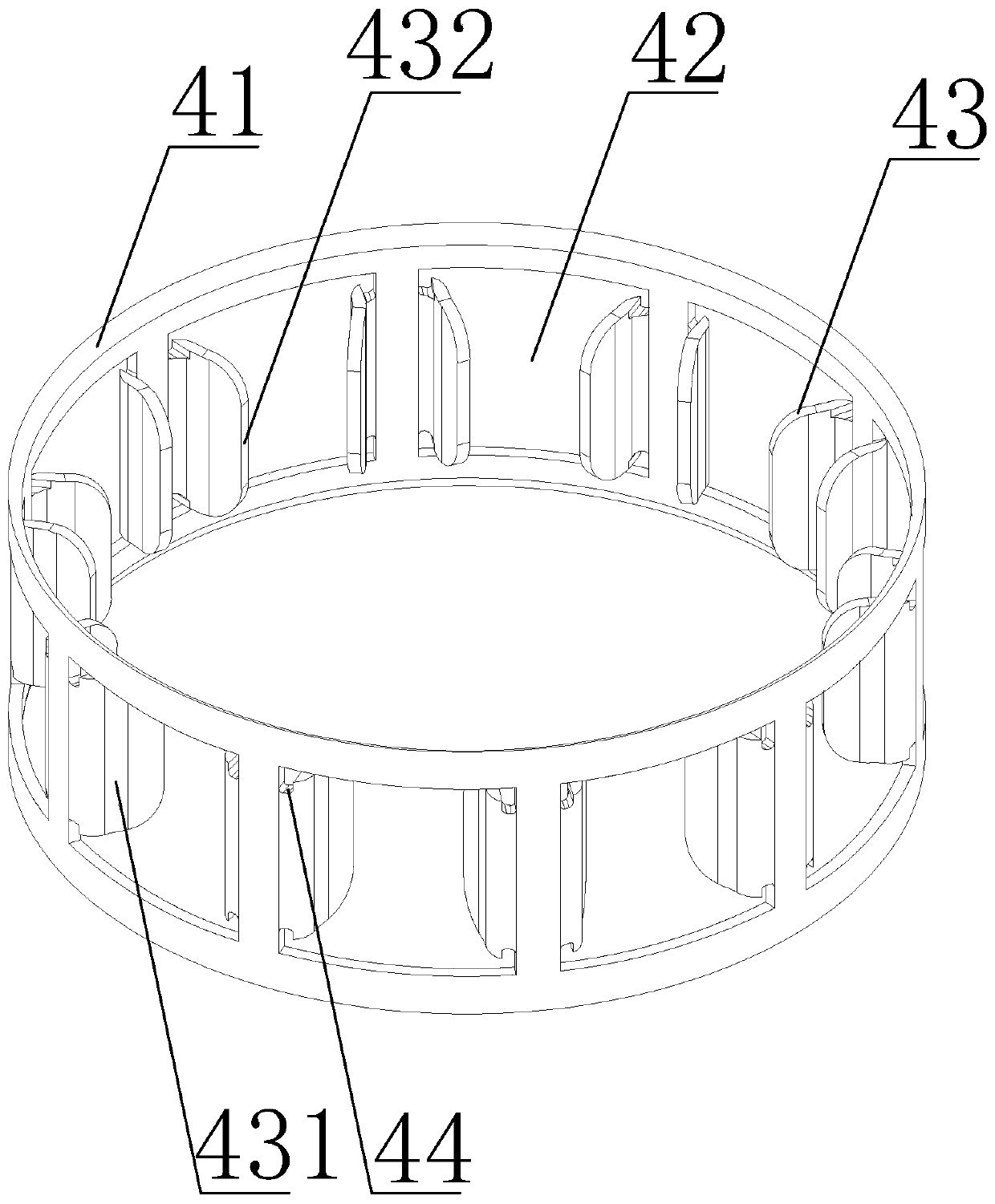 Cylindrical roller bearing and retainer treatment process thereof