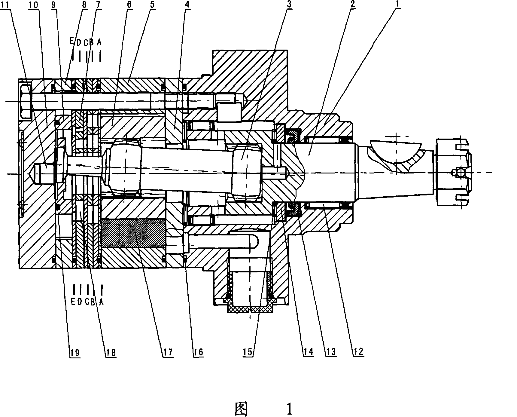 High-speed distributing cycloid hydraulic motor