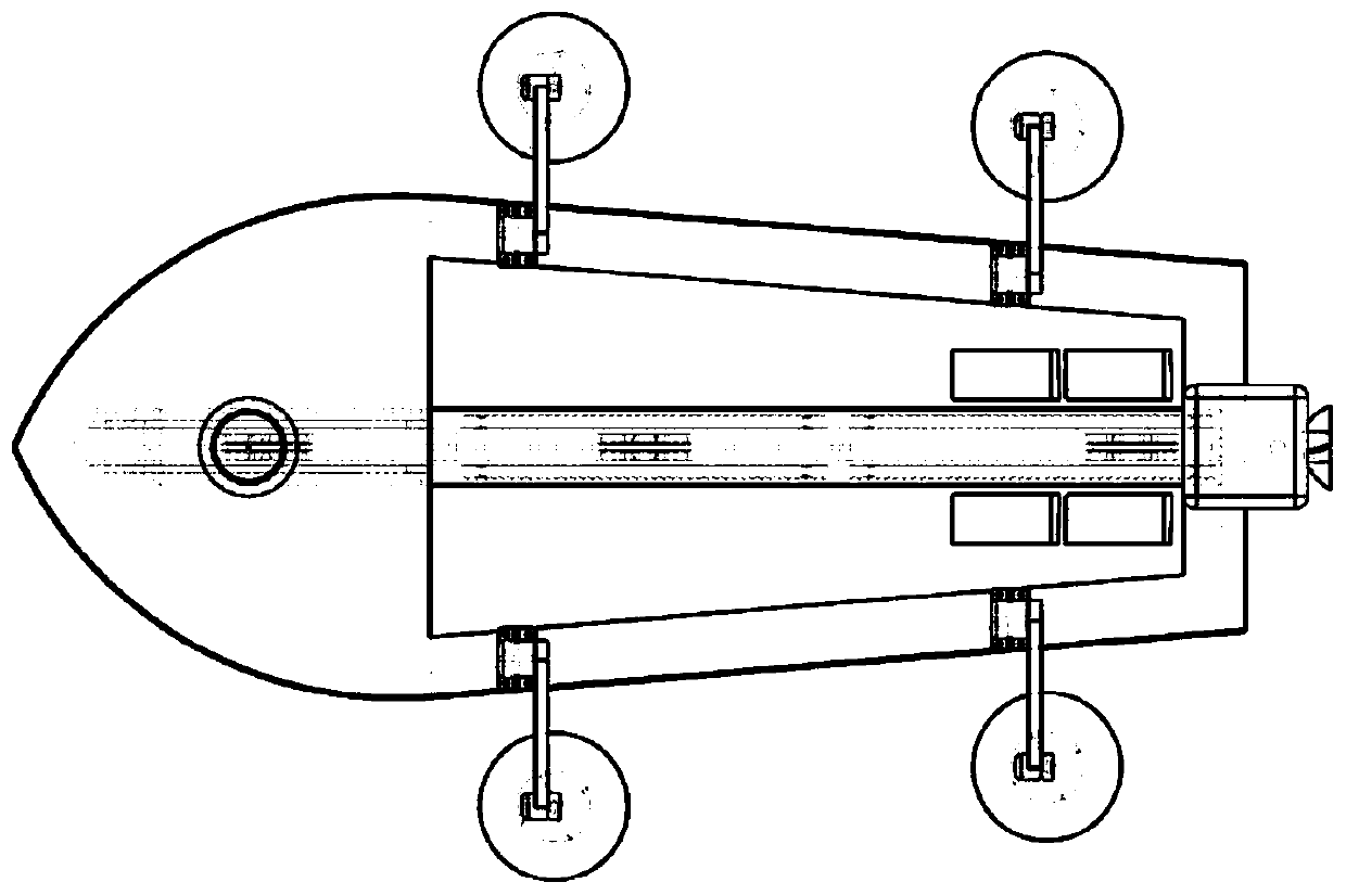 Intelligent offshore wind power operation and maintenance ship structure