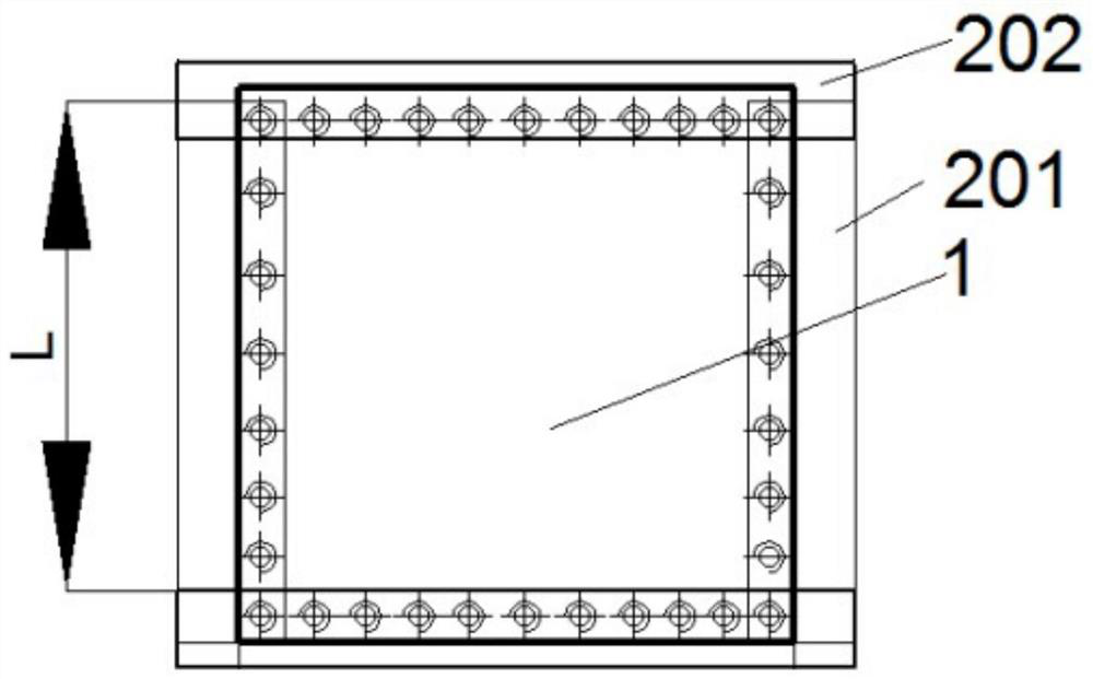 Assembly type wall unit connecting plate body structure