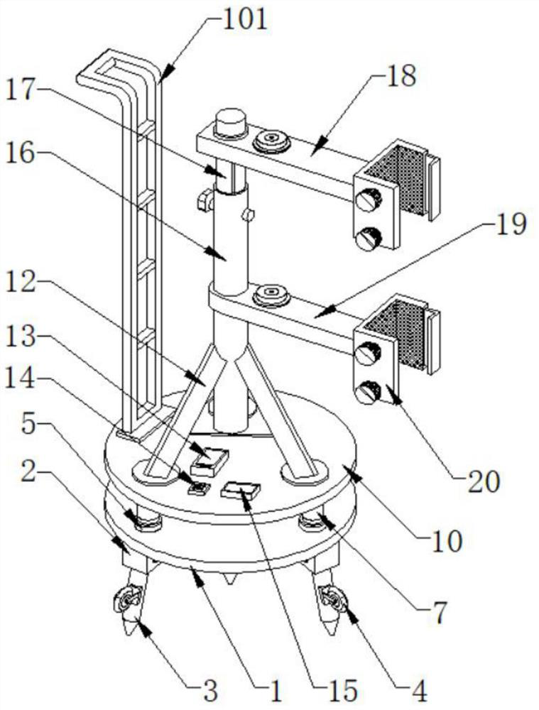 Scale support for cross-fault leveling