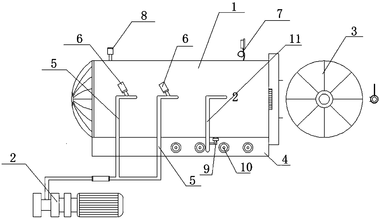 Application method of vacuum steaming and setting equipment