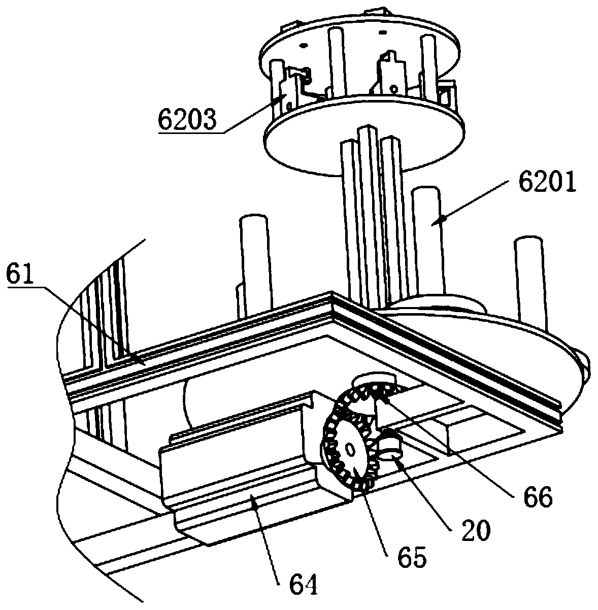 Yarn monitoring system for automatic gun-tufted blanket weaving machine