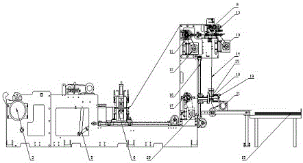 A high-speed thick packaging film bag making machine