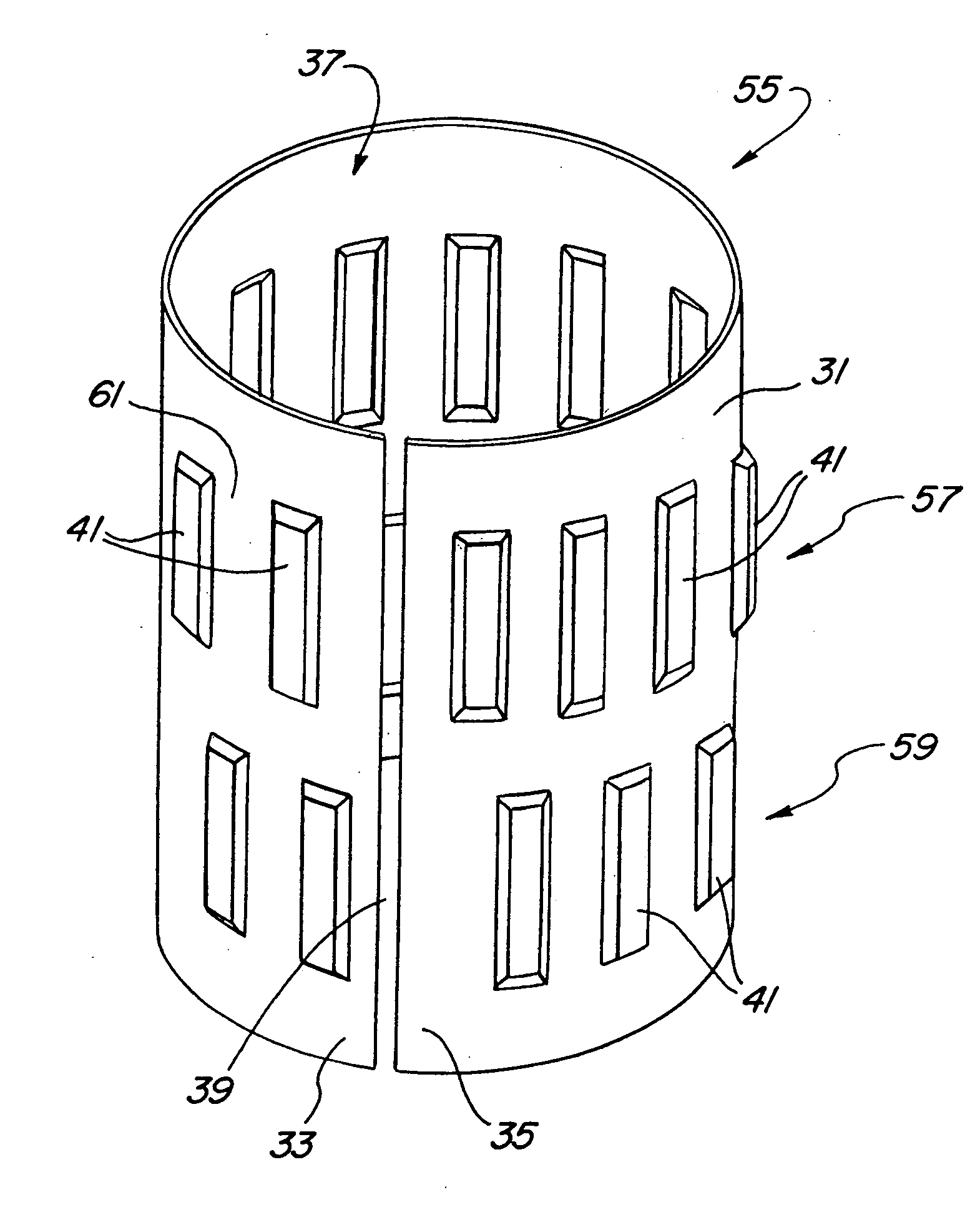 Tolerance ring having variable height and/or assymmetrically located bumps