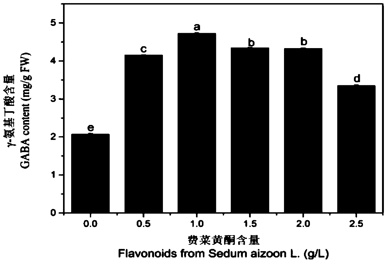 Cultivation method of bean sprouts rich in GABA and anthocyanin and preparation method of fermented milk beverage of the bean sprouts
