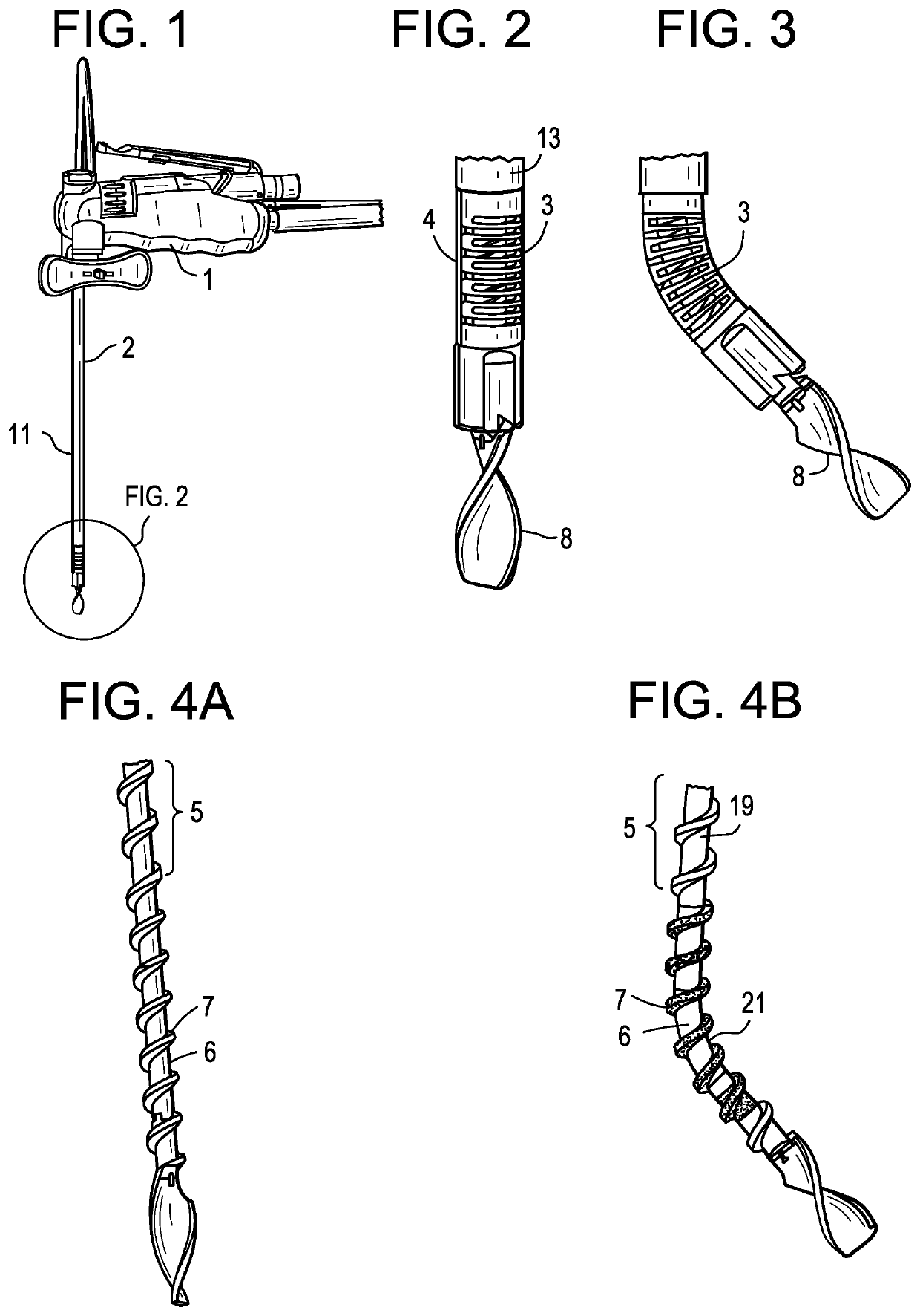 Percutaneous disc clearing device