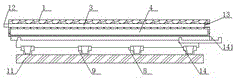 Splicing type movable floor board convenient to install and dismantle