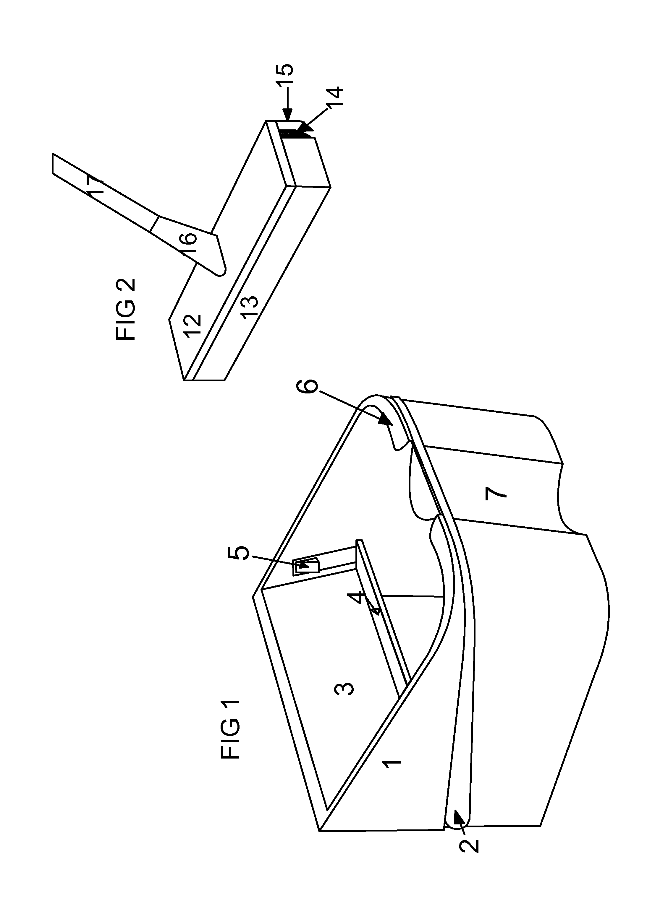 Mop and container system for the drainage of liquids