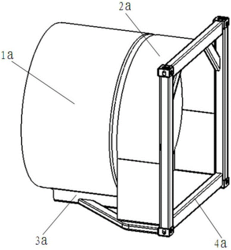Skirt and frame of tank container