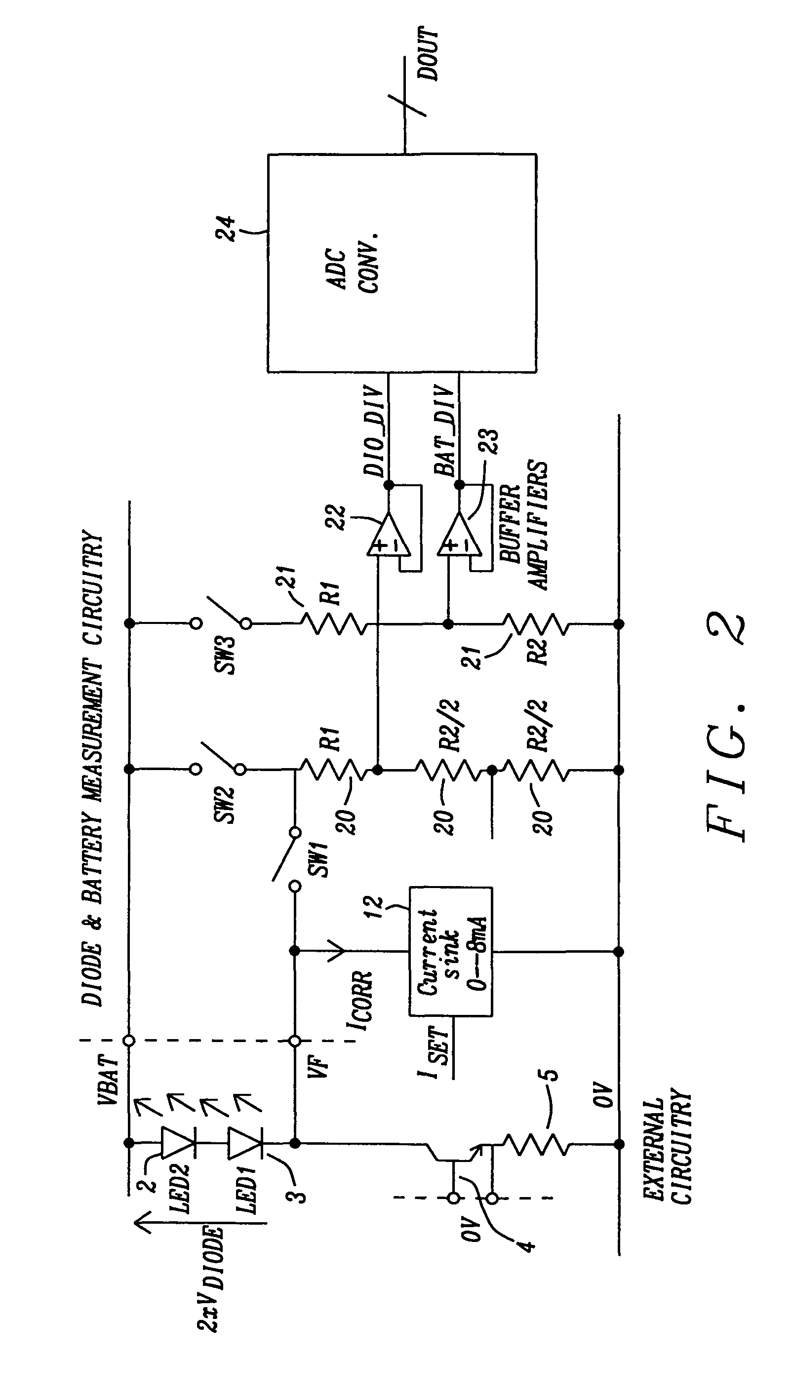 Circuit for driving an infrared transmitter LED with temperature compensation