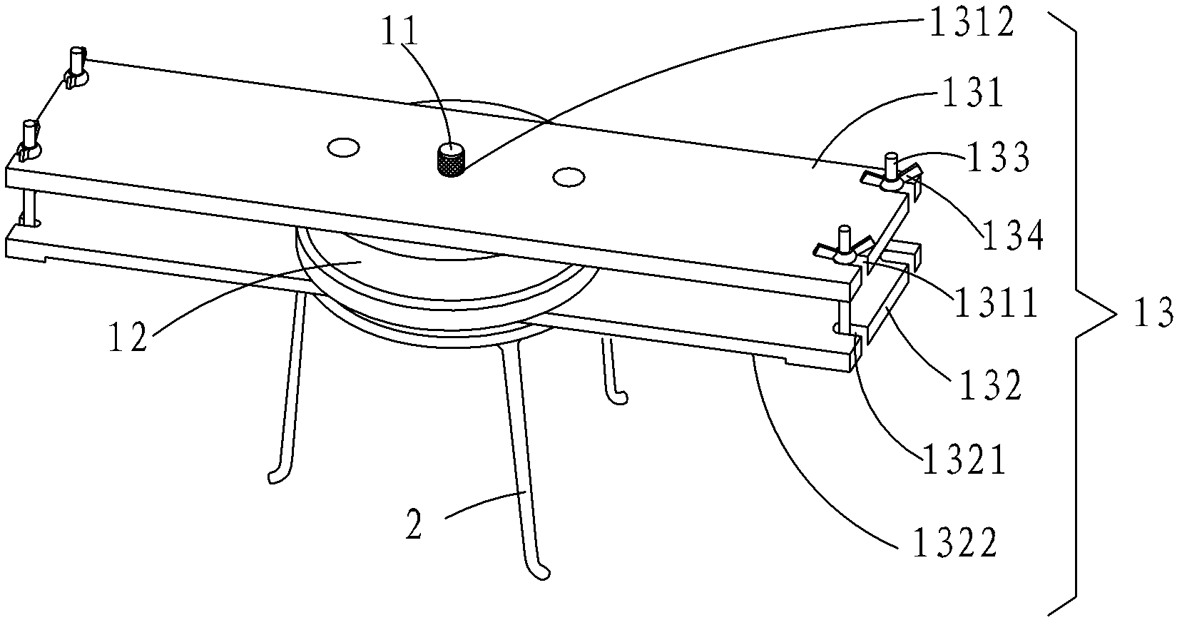 Multi-station external-clamping-type simulation migration testing tank