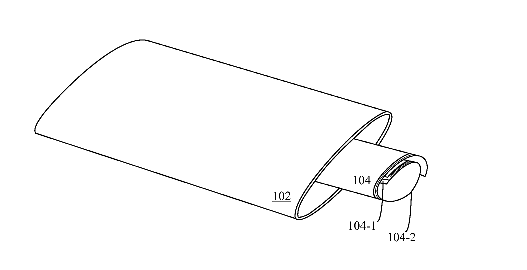 Electronic device with wrap around display