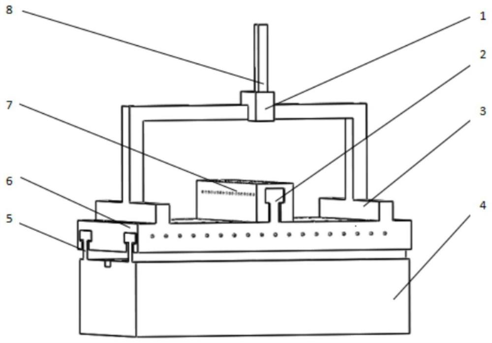 Novel three-coordinate T-shaped air floating workbench